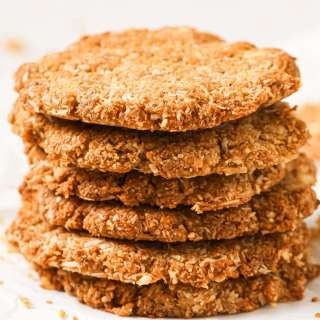 Sugar Free Anzac Biscuits (Keto, Nut Free)