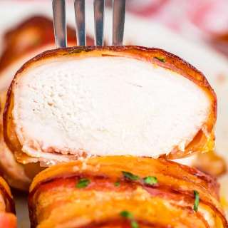 Easy Bacon Wrapped Chicken