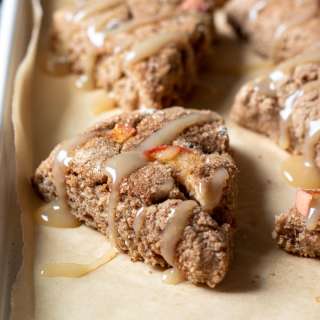 Vegan Apple Scones (Oil-Free)