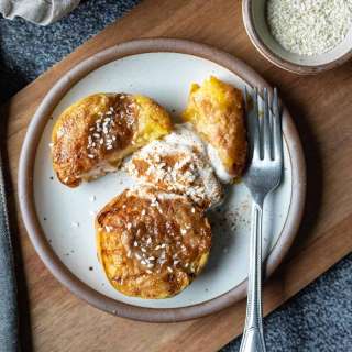 Air Fryer Peaches