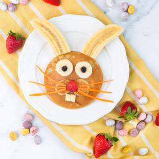 Easter Bunny Breakfast Pancake