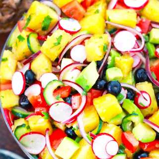 Pineapple Cucumber Salad