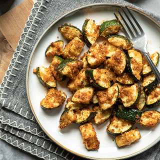 Air Fryer Zucchini 2 Ways