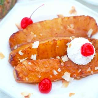 Cinnamon Fried Pineapple