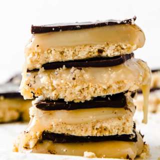 Keto Caramel Slice