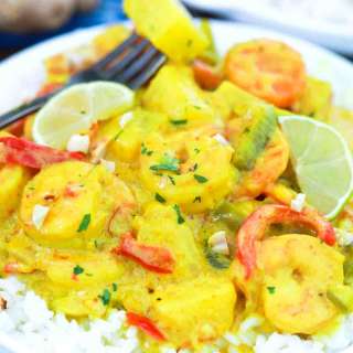 Pineapple Coconut Shrimp Curry