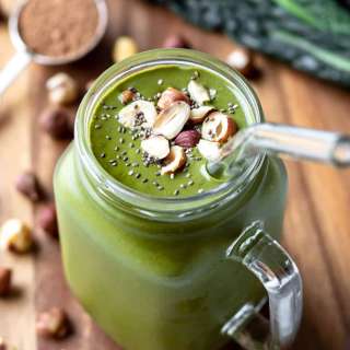 Hazelnut Chocolate Green Smoothie