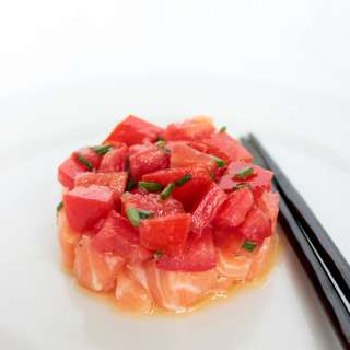 Salmon and Tomato Tartare