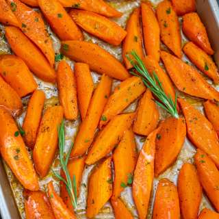 Brown Sugar Roasted Carrots