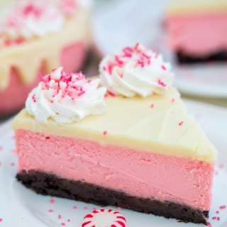 Brownie Peppermint Cheesecake