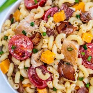 Crack Chicken Pasta Salad