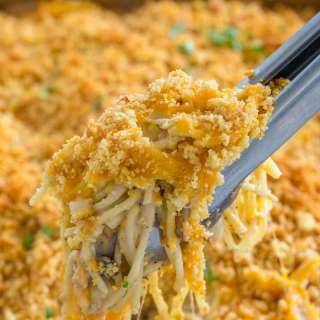 Homemade Baked Chicken Spaghetti