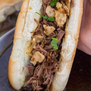 Slow Cooker French Dip Sandwiches