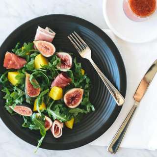Fig, Golden Beet and Prosciutto Salad with Fig Vinaigrette