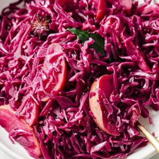 German Red Cabbage With Apples
