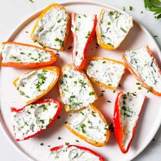 Cream Cheese Stuffed Mini Peppers
