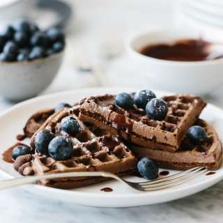Paleo Chocolate Waffles