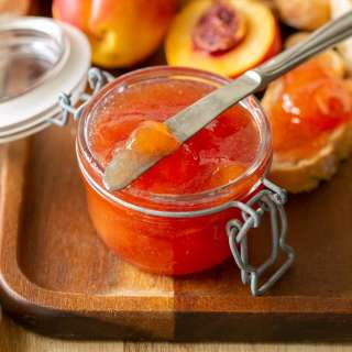 Peach Jam Without Pectin