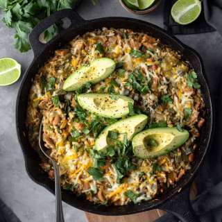 Vegan White Chicken Chili Casserole