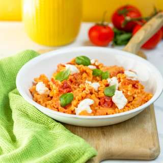 Mafaldine Pasta with Napoletana Sauce