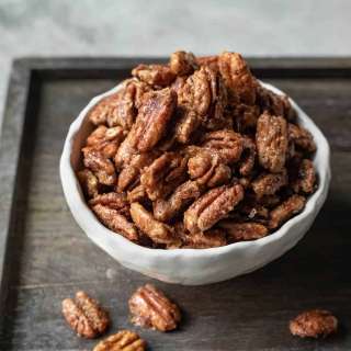 Bourbon Spiced Candied Pecans