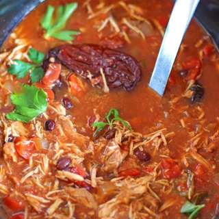 Slow Cooker Chicken Tortilla Soup
