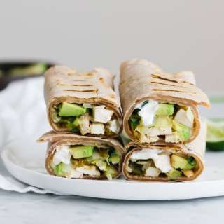 Chicken and Avocado Burritos (gluten-free, paleo)