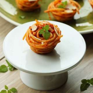 Sicilian Spaghetti Cupcakes