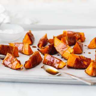 Prosciutto Wrapped Sweet Potatoes
