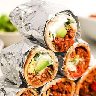 Low Carb Keto Beef Burritos