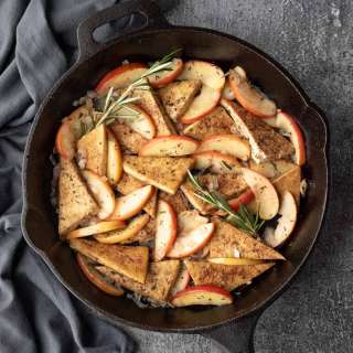 Skillet Apple Cider Tofu