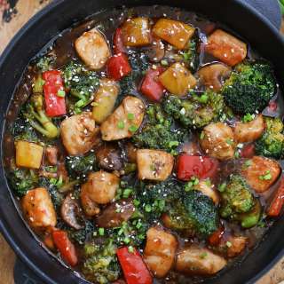 Honey Garlic Chicken Stir Fry