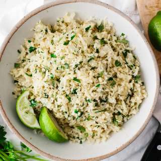 Cilantro Lime Cauliflower Rice Recipe