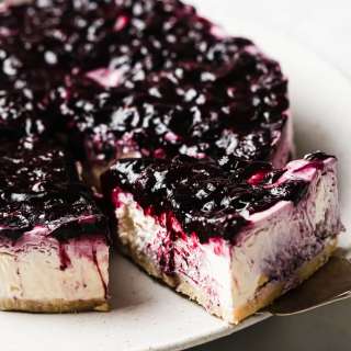 Keto Blueberry Cheesecake