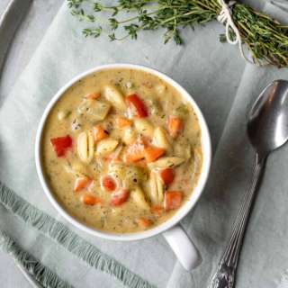 Creamy Vegetable Noodle Soup