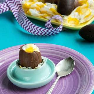 Easter Cheesecake Chocolate Eggs