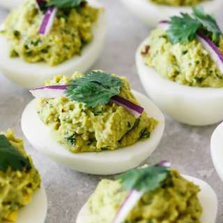 Avocado Deviled Eggs