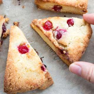 Sugar Free Cranberry Orange Scones
