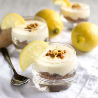 No-Bake Gin Lemon Cheesecake