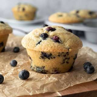 Vegan Blueberry Muffin Recipe (Gluten-Free Option)