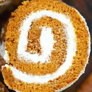 Pumpkin Roll with Cream Cheese Frosting