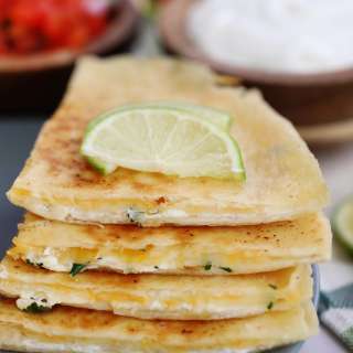 Three Cheese Quesadilla