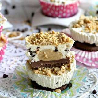 No Bake Peanut Butter Cookie Dough Cups