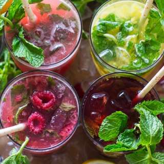 Fruit Mojitos Four Ways