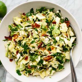 Cilantro Lime Bacon Coleslaw