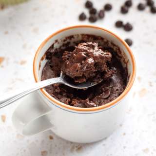 Healthy Vegan Mug Brownie