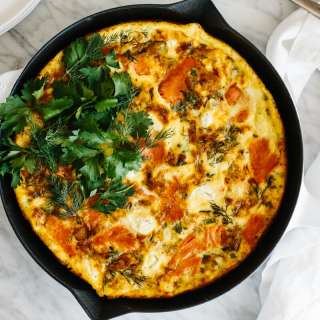 Smoked Salmon Frittata