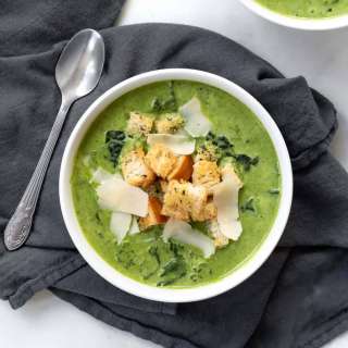 Vegan Cream of Kale Soup