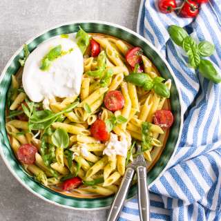 Burrata Pasta Salad