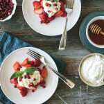 Red Fruit Salad with Honeyed Yogurt